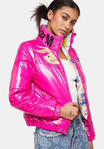 X Space Jam High Shine Puffer