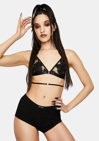 Black Cosmo Bralette