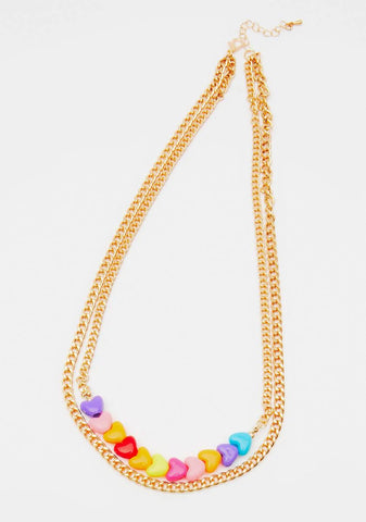 Heart On My Side Layered Necklace