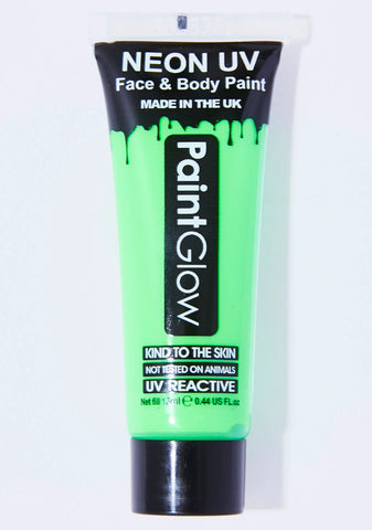 Intense Green Rave On UV Face N' Body Paint