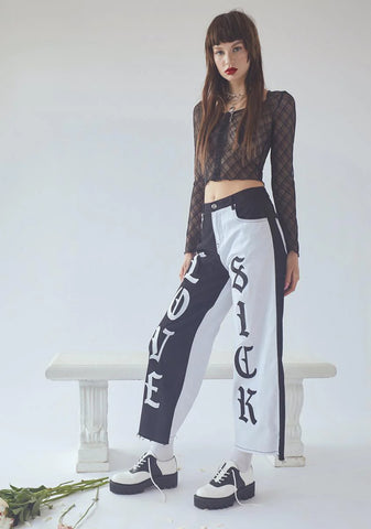 Therefore I Am Embroidered Pants