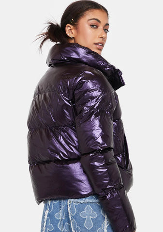 Violet Coco Puffer Jacket