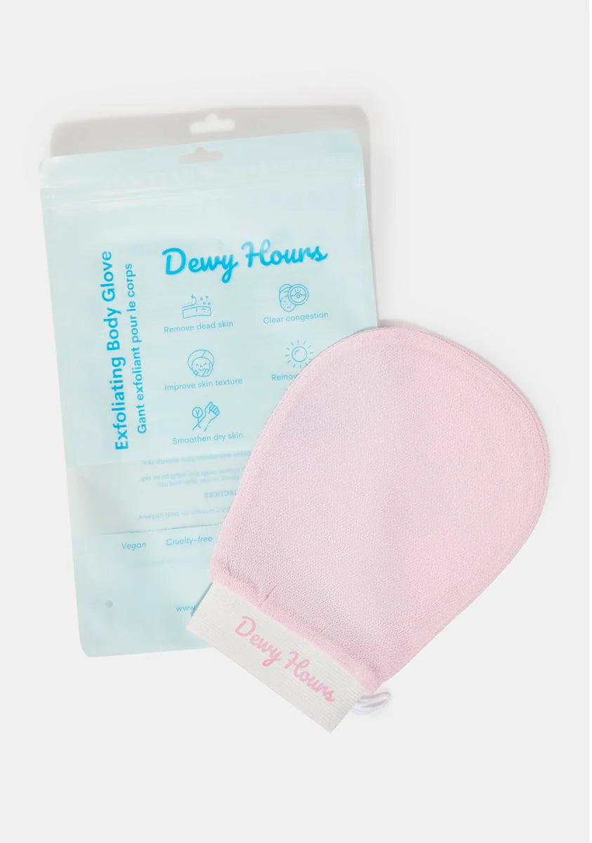 Pink Exfoliating Body Glove