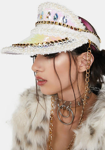 Eternal Quest Sequin Visor