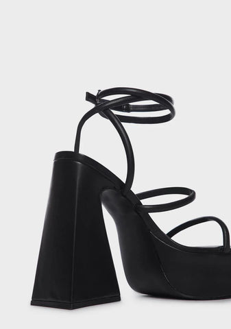 Wide Fit Pierce Block Heels