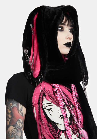 Hop Off Hooded Scarf