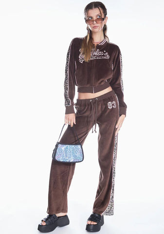 Sorry Ur Jealous Velour Track Jacket