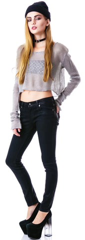 Wax Coated Stretch Junkie Jeans