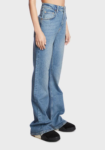 Vintage Distressed Flares