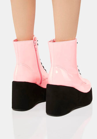 Sweet Literally Living Platform Boots