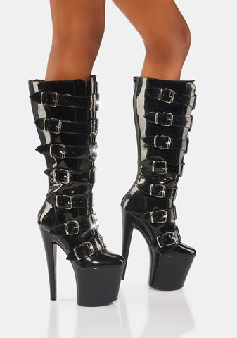 VIP Hustler Knee High Boots