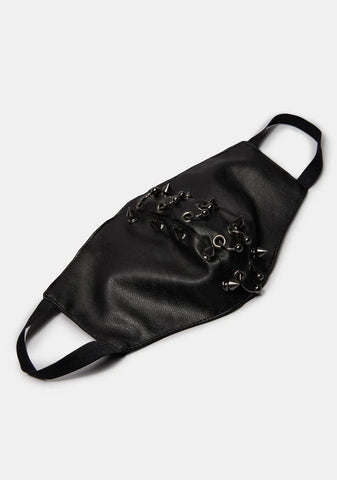 Break The Rules Pierced Face Mask