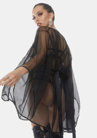Sydney Sheer Short Robe