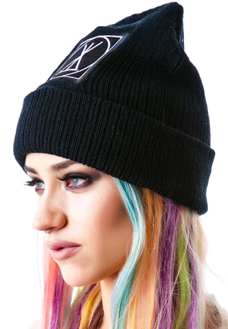 Icon Large Patch Beanie