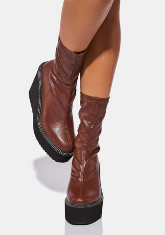 Cocoa Newest Issue Wedge Ankle Boots