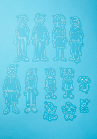 Modern Family Car Stickers