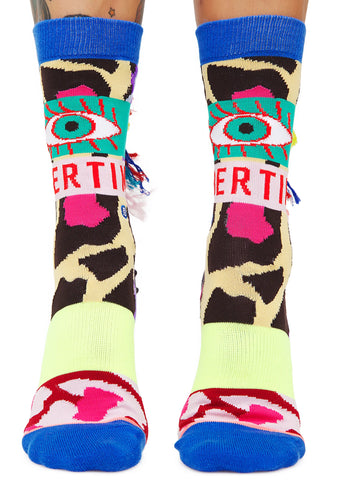 x Libertine Magic Eye Socks