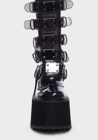 Swing-815C Platform Knee High Boots