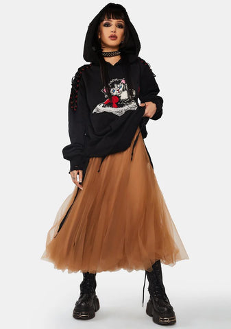 Fairy Mesh Midi Skirt