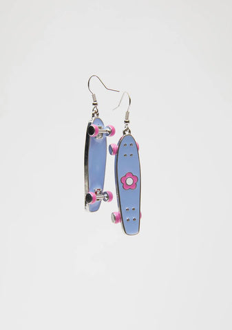 Skateboard Chic Earrings