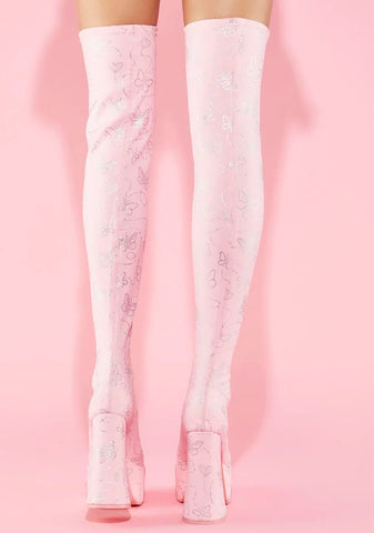 America's Sweetheart Thigh High Boots