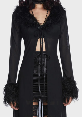 Sound Of Us Mesh Maxi Jacket