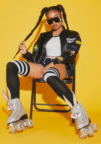 What's Up Doc Glitter Roller Skates