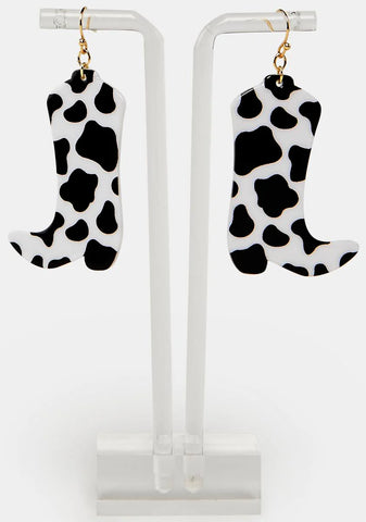 Ridin' Out Cowboy Boot Earrings