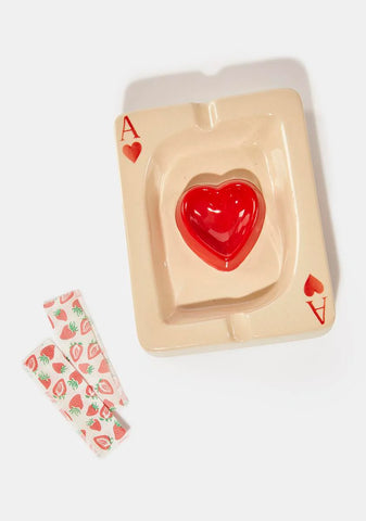 Ace Of Hearts Ashtray