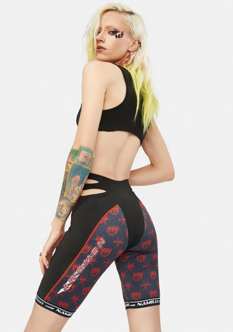 Red Monogram Speed Racer Shorts