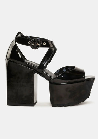 Enemies Close Chunky Platform Sandals