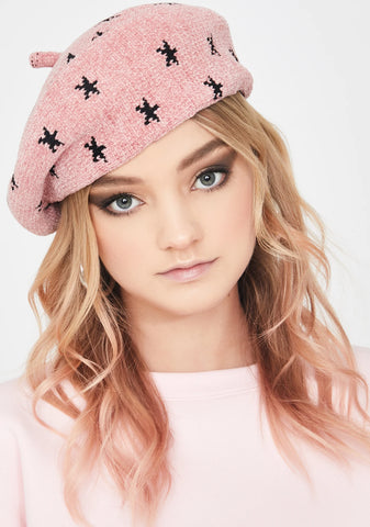 Stars Above Knit Beret