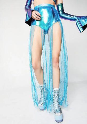 Ice-Y Beatz Sheer Maxi Skirt