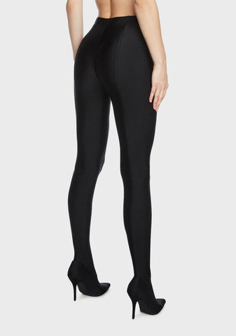 Taytay Black Stiletto Pant Boots