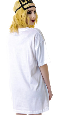 x BOY London Boy Cross Oversized Tee - Stripe
