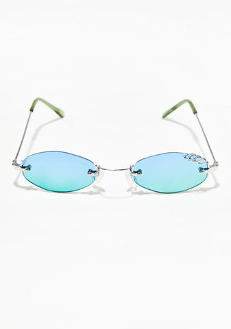 Sky Clout Queen Pierced Sunglasses