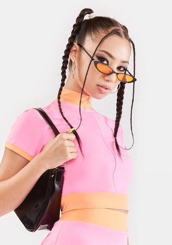 Suga Dive Two Tone Skirt Set