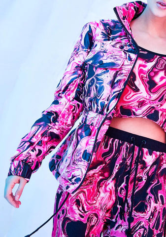 Lady Acid Dimension Puffer Jacket