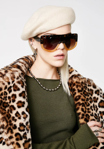 Blockin' You Out Shield Sunglasses