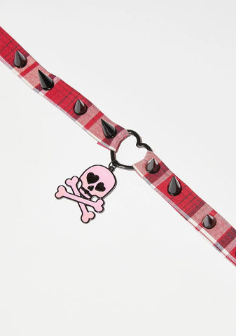 Scream And Shout Skull Choker