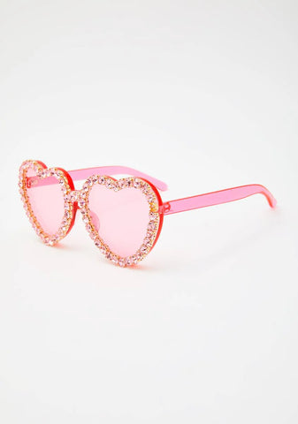 Lover's Paradise Heart Sunglasses