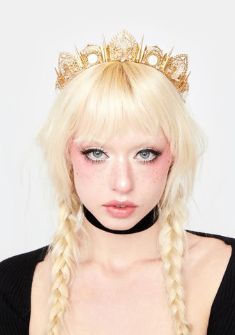 Rosamund Quartz Tiara