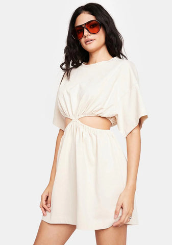 Ivory Catch Some Rays Mini Dress