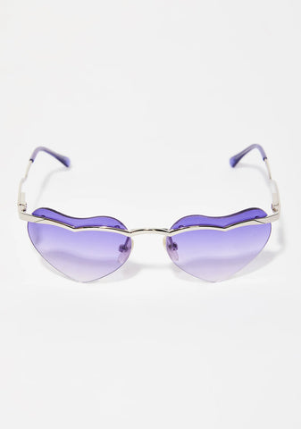 At First Sight Heart Sunglasses