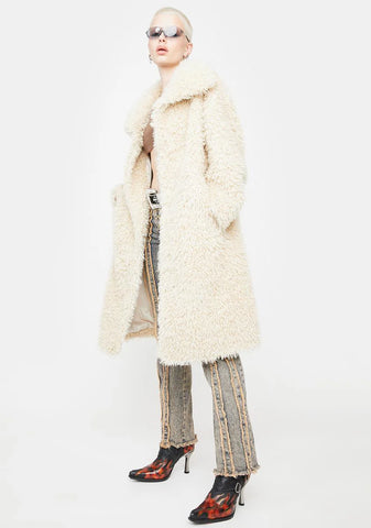 Liv Faux Fur Shag Coat