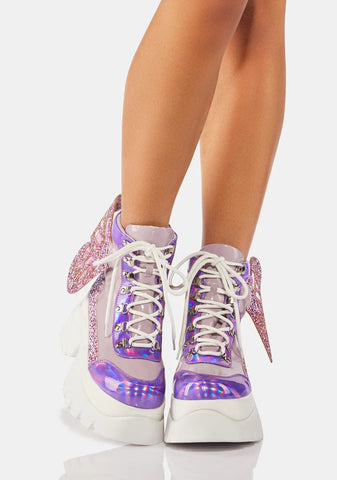 Wings Of A Pixie Platform Boots