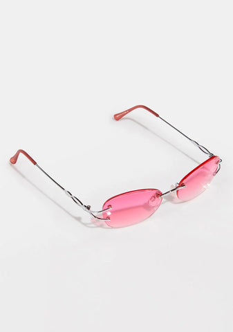 Dolly Pink Heart Sunglasses
