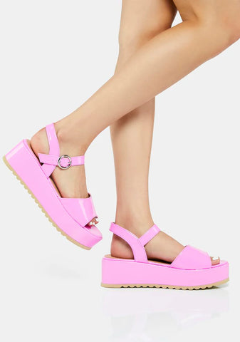 Jump Out Platform Sandals