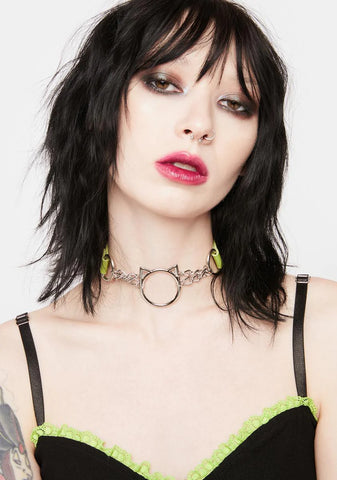 Purrfect Me Charm Choker