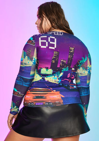 Fierce Midnight Rider Graphic Tee